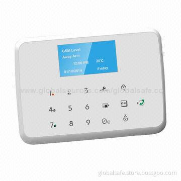 Metrix screen GSM + PSTN alarm system, temperature control, supports app, with lattice display